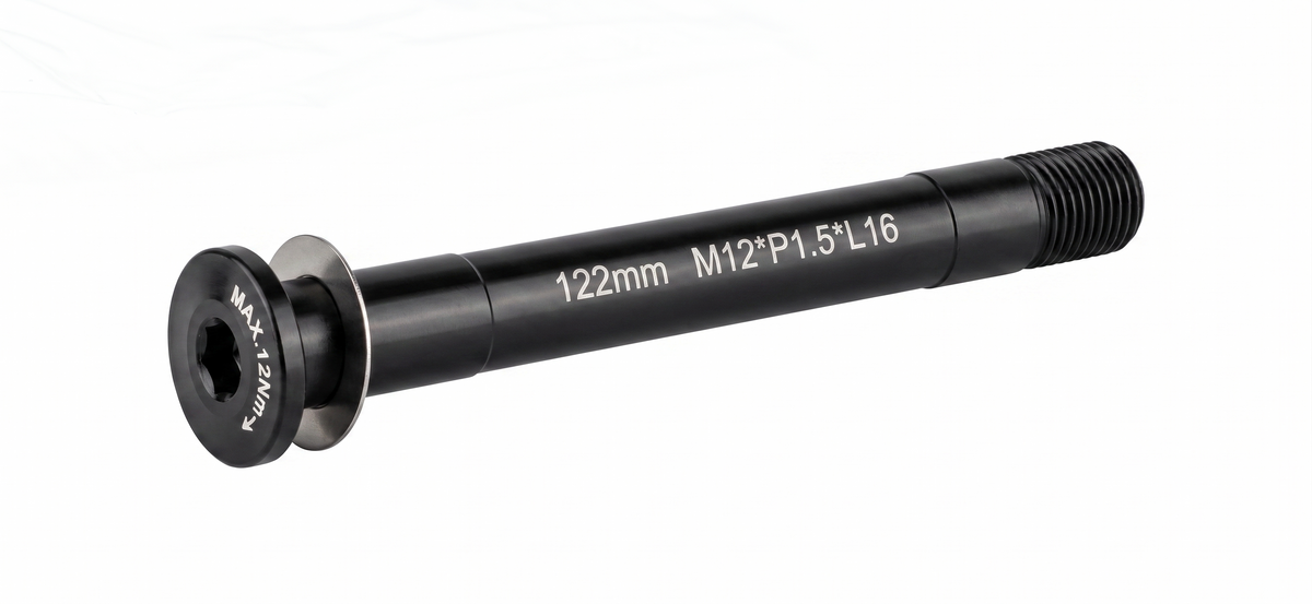 X-LAB CT-X12 gjennomgående aksel foran – 122 mm, M12 × P1.5 (X-LAB AD8/AD9/RT9/GT8)